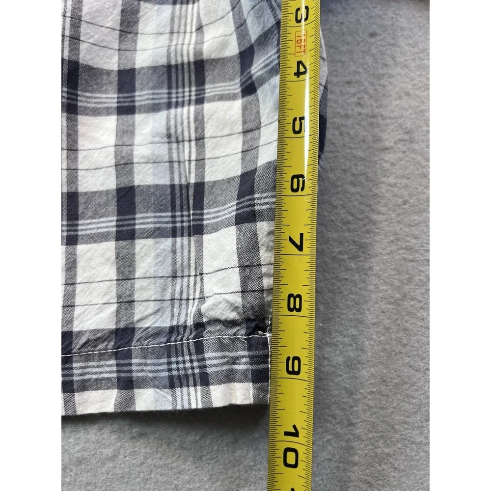 Gap Shorts Plaid Flat Front Cotton‎ Bermuda 9.5